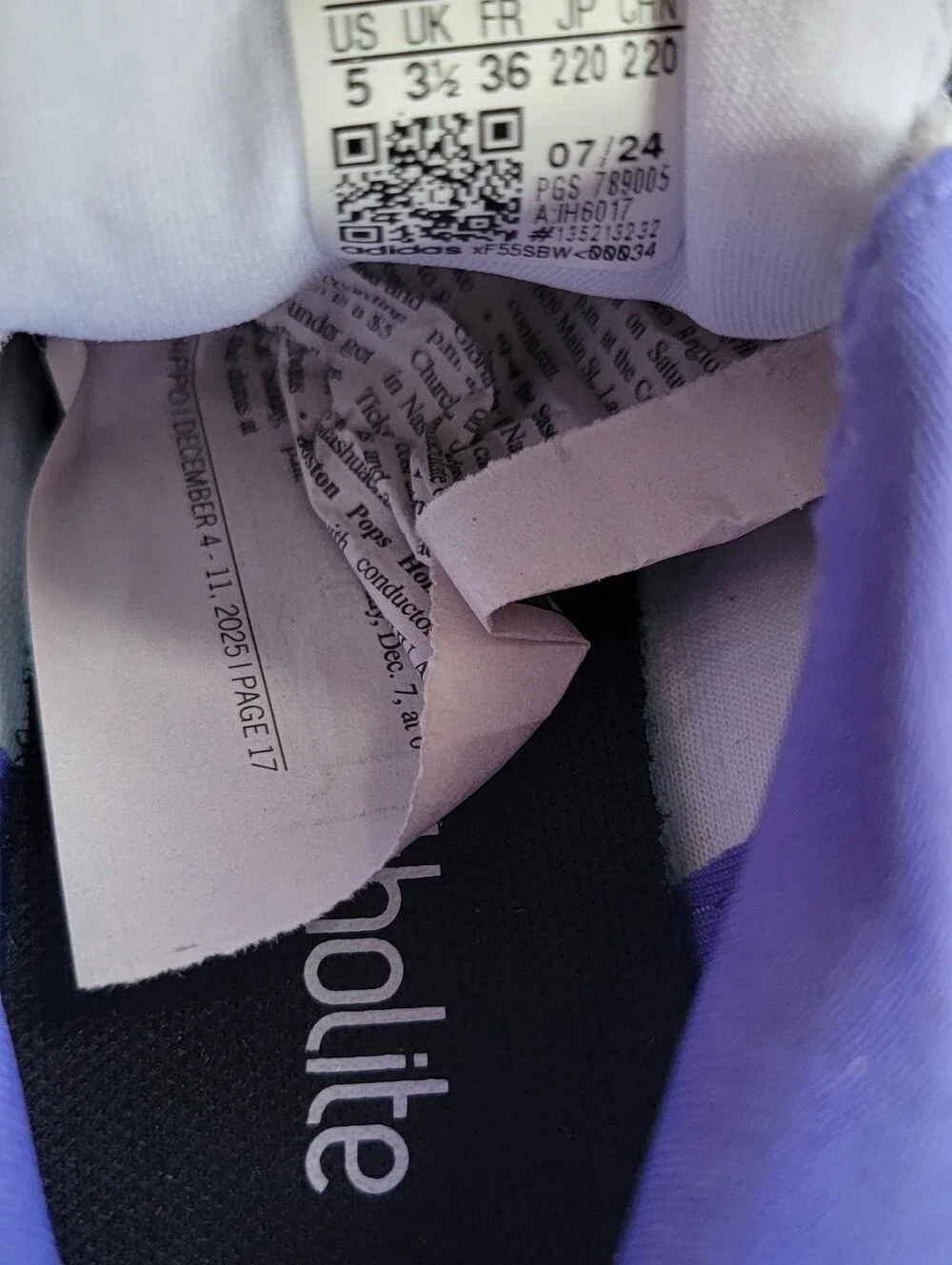 Adidas Women's Response  Running Shoe Size 5